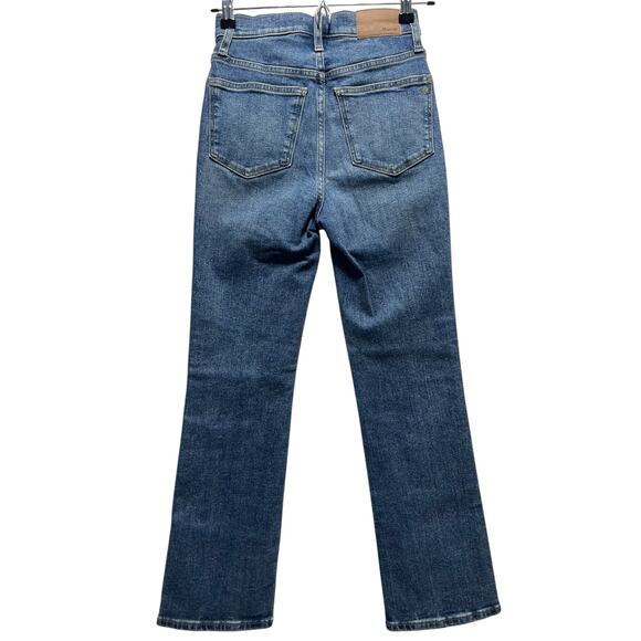 Madewell Cali Demi-Boot Jeans Women’s Size 23 | High Rise Stretch Denim Blue - Picture 3 of 16